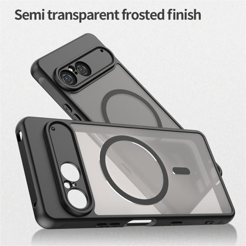 Husa Sony Xperia 10 VII Techsuit HaloFrost II MagSafe, negru
