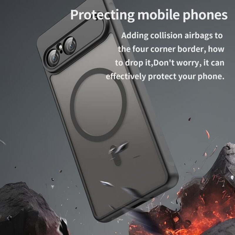 Husa Sony Xperia 10 VII Techsuit HaloFrost II MagSafe, negru