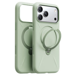 Husa iPhone 17 Pro Max Torras QPRO Silicone Series, verde