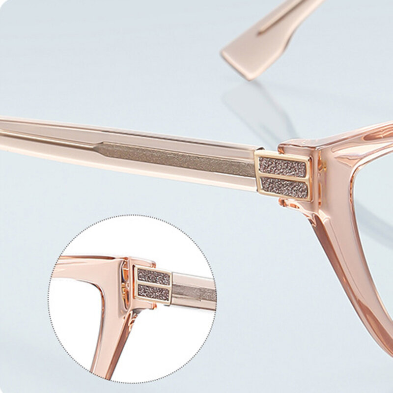 Ochelari antireflex dama pentru calculator Techsuit, maro, 2279