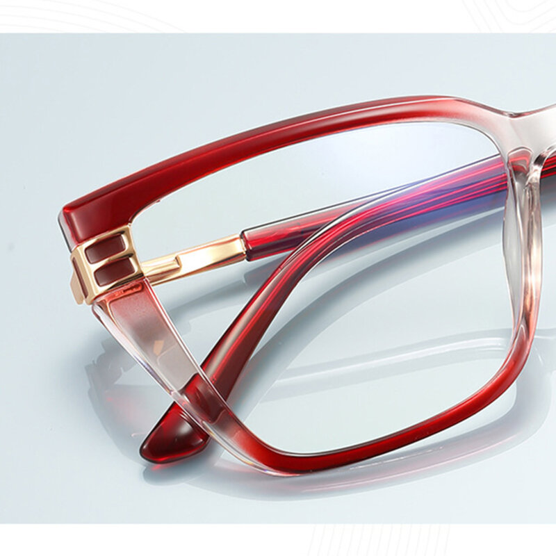 Ochelari antireflex dama pentru calculator Techsuit, negru/auriu, 2275