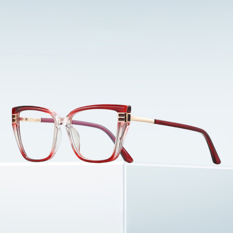 Ochelari antireflex dama pentru calculator Techsuit, negru/auriu, 2275