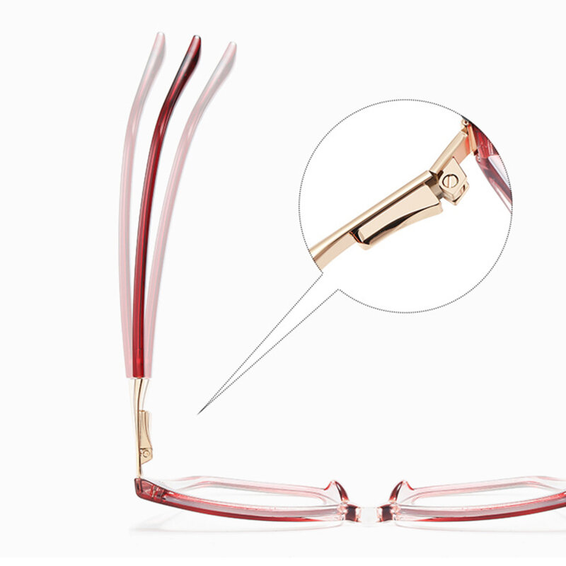 Ochelari antireflex dama pentru calculator Techsuit, negru/auriu, 2275