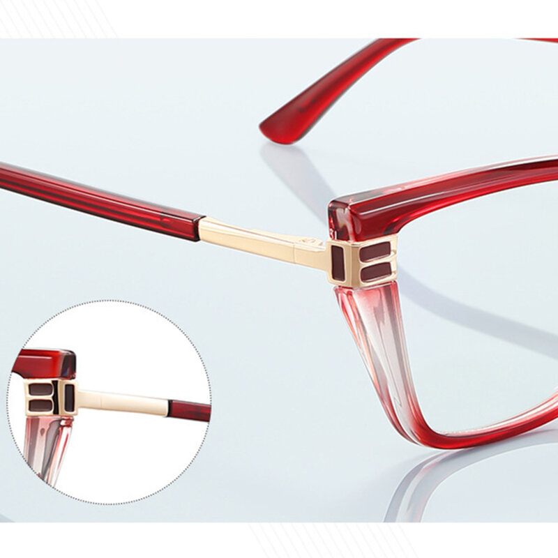 Ochelari antireflex dama pentru calculator Techsuit, negru/auriu, 2275