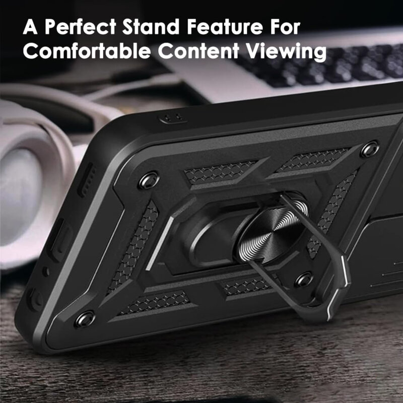 Husa Oppo Reno14 protectie camera Techsuit CamShield Series, albastru