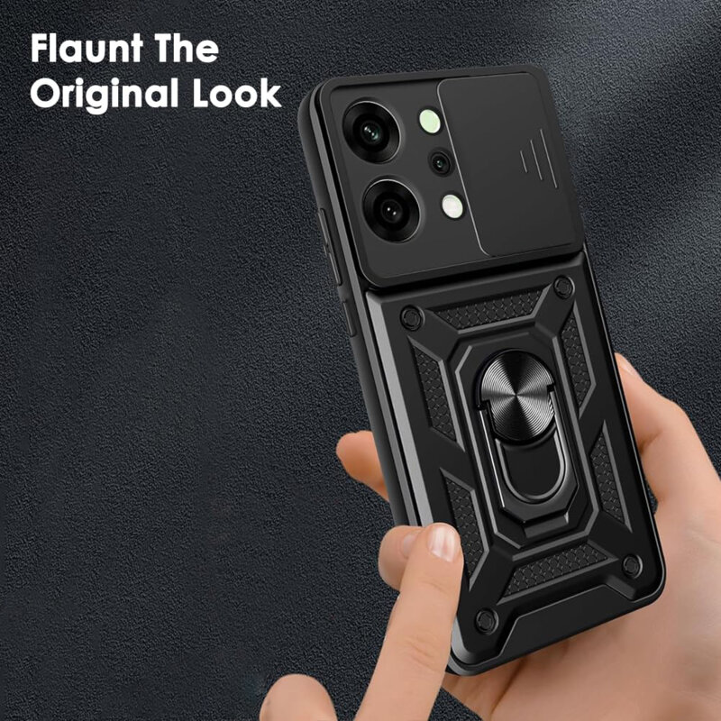 Husa Oppo Reno14 protectie camera Techsuit CamShield Series, albastru