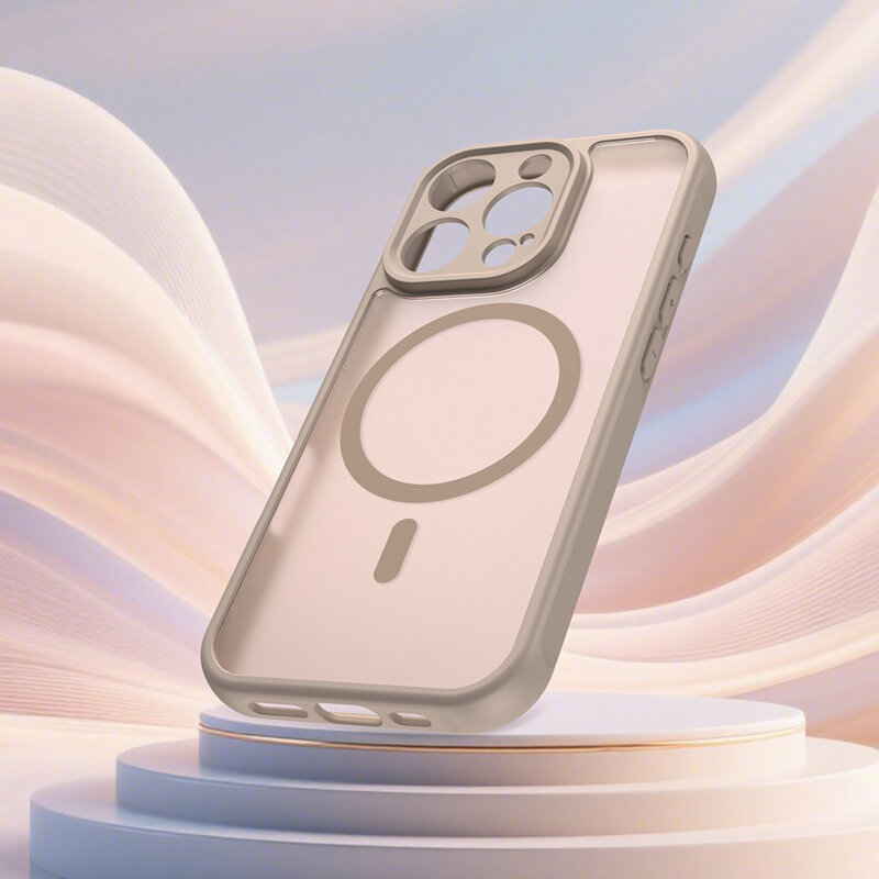 Husa iPhone 16 Pro Techsuit HaloFrost II MagSafe, auriu