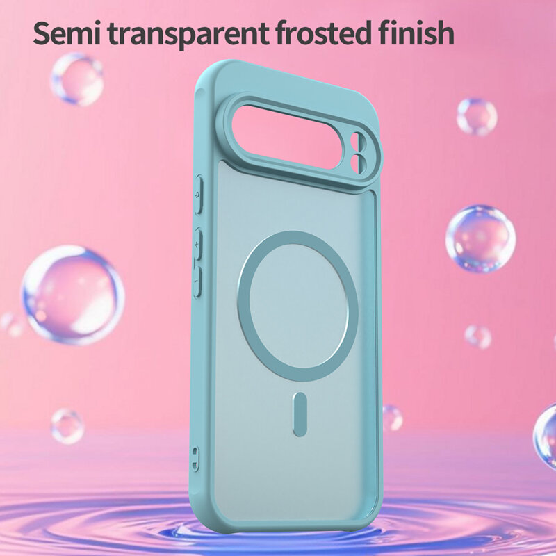 Husa Google Pixel 10 Pro XL Techsuit HaloFrost II MagSafe, verde menta