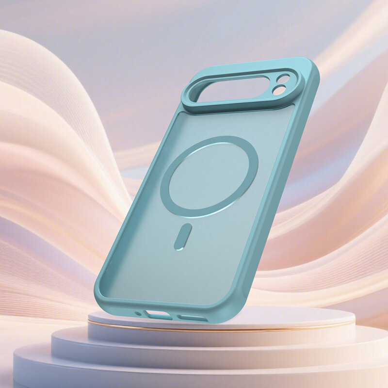Husa Google Pixel 10 Pro XL Techsuit HaloFrost II MagSafe, verde menta