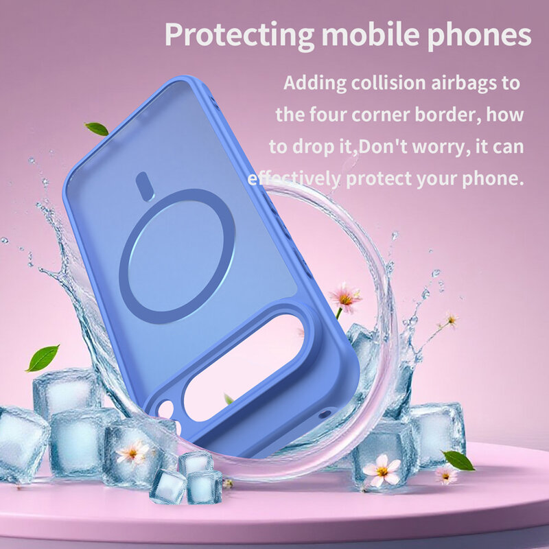 Husa Google Pixel 10 Pro XL Techsuit HaloFrost II MagSafe, albastru