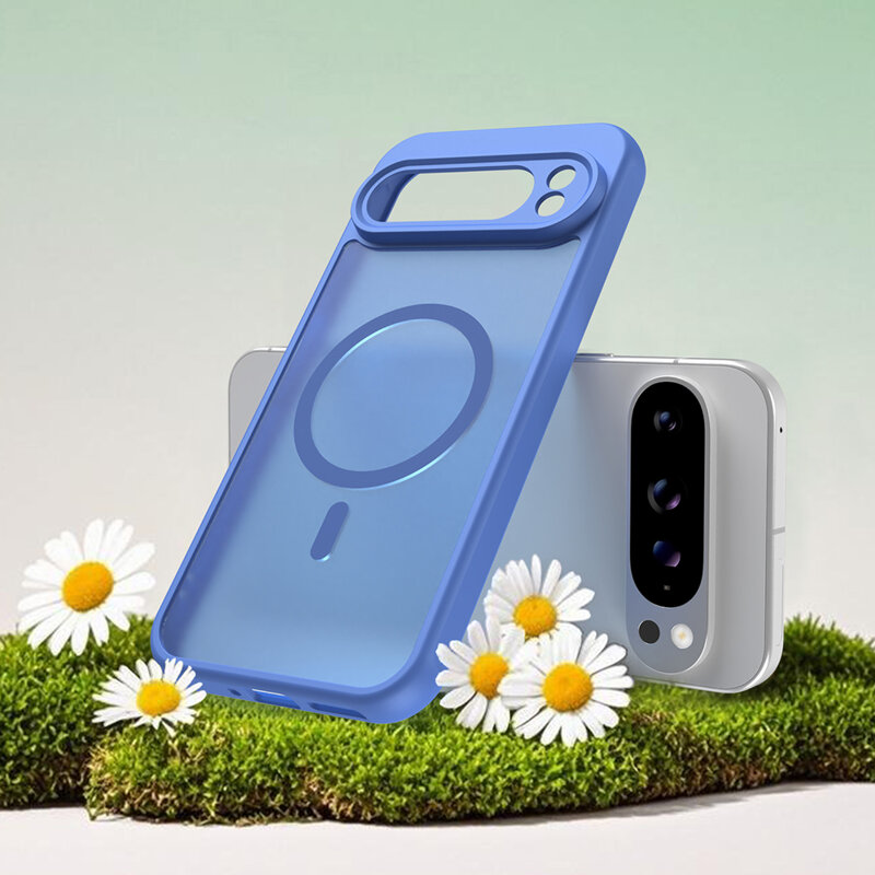 Husa Google Pixel 10 Pro XL Techsuit HaloFrost II MagSafe, albastru