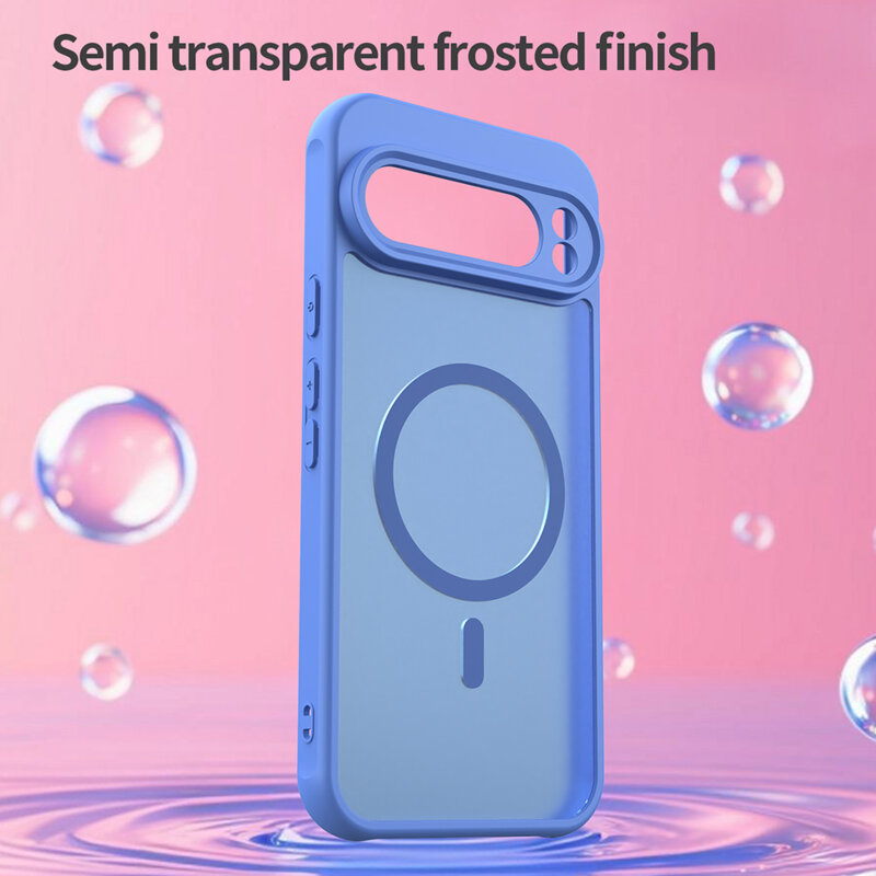 Husa Google Pixel 10 Pro Techsuit HaloFrost II MagSafe, albastru