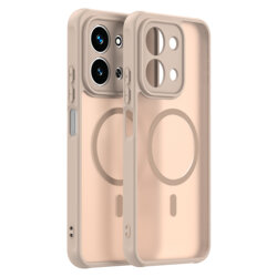 Husa Xiaomi Redmi 15C 5G Techsuit HaloFrost II MagSafe, auriu