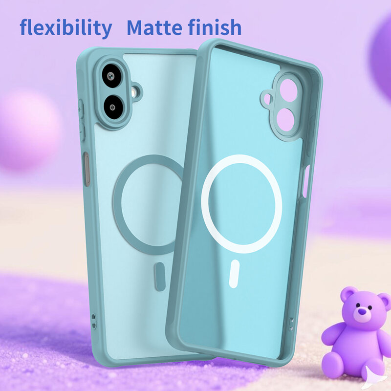 Husa Samsung Galaxy A07 4G Techsuit HaloFrost II MagSafe, verde menta