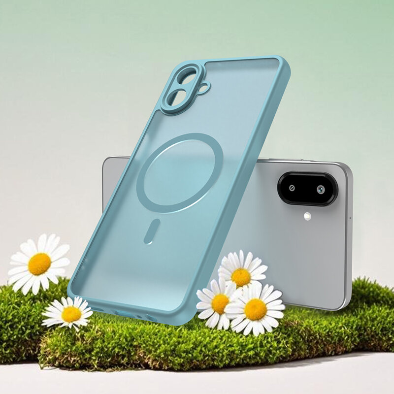 Husa Samsung Galaxy A07 4G Techsuit HaloFrost II MagSafe, verde menta