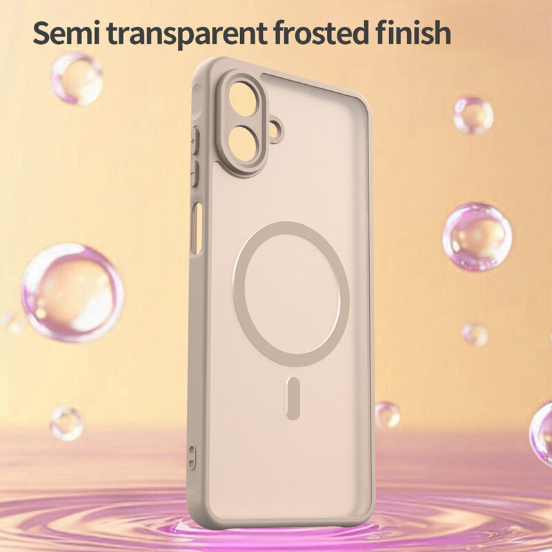 Husa Samsung Galaxy A07 4G Techsuit HaloFrost II MagSafe, auriu