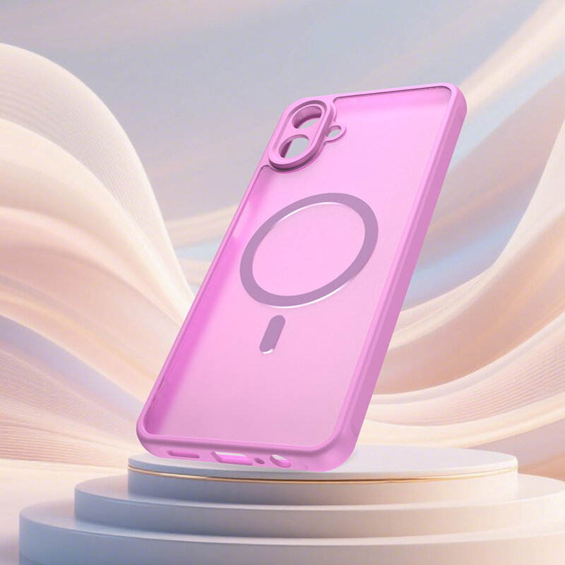 Husa Samsung Galaxy A07 4G Techsuit HaloFrost II MagSafe, roz