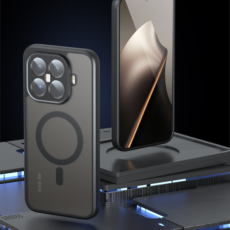 Husa Xiaomi 15T Techsuit PureFrost MagSafe, negru frost