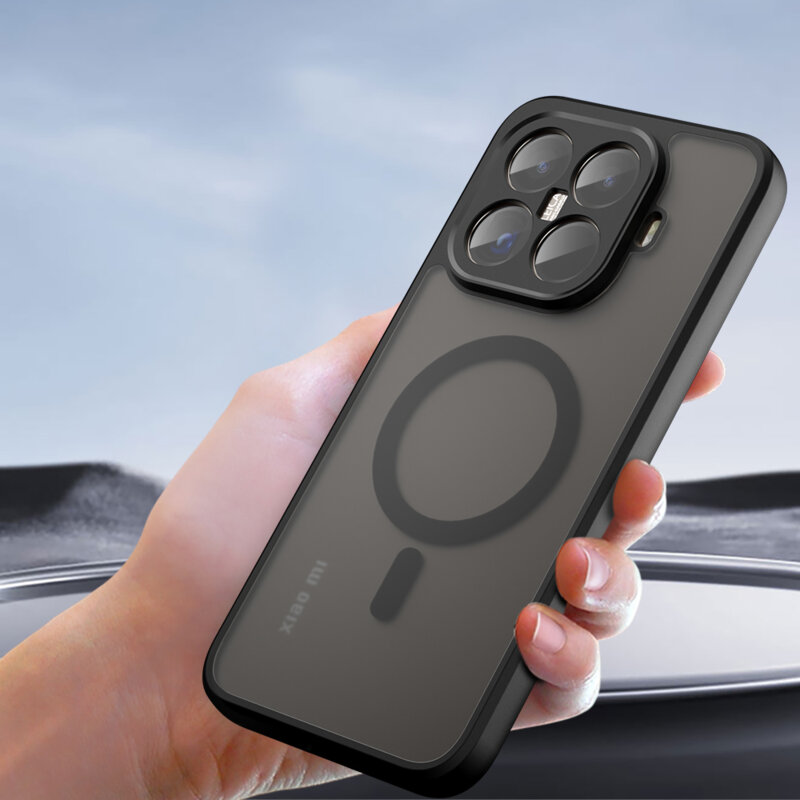 Husa Xiaomi 15T Pro Techsuit PureFrost MagSafe, negru frost