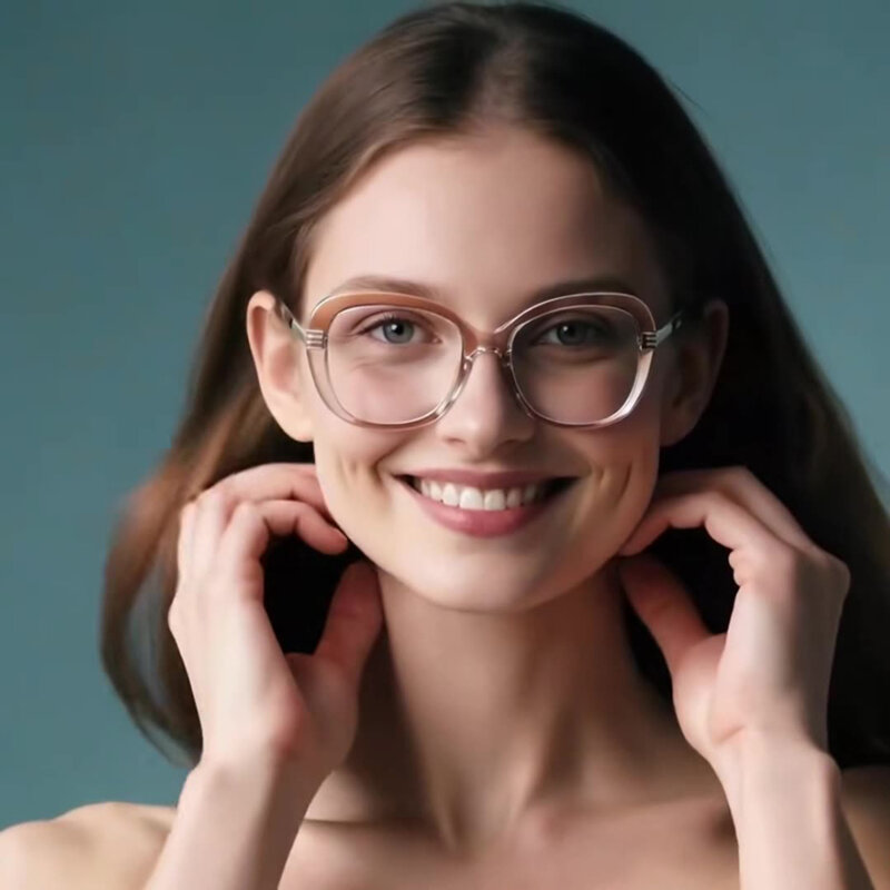 Ochelari antireflex dama pentru calculator Techsuit, negru/auriu, 2265