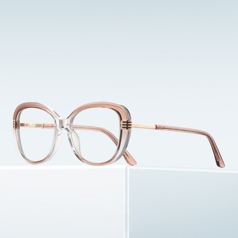 Ochelari antireflex dama pentru calculator Techsuit, negru/auriu, 2265