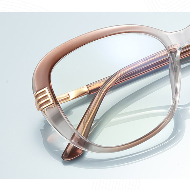 Ochelari antireflex dama pentru calculator Techsuit, negru/auriu, 2265