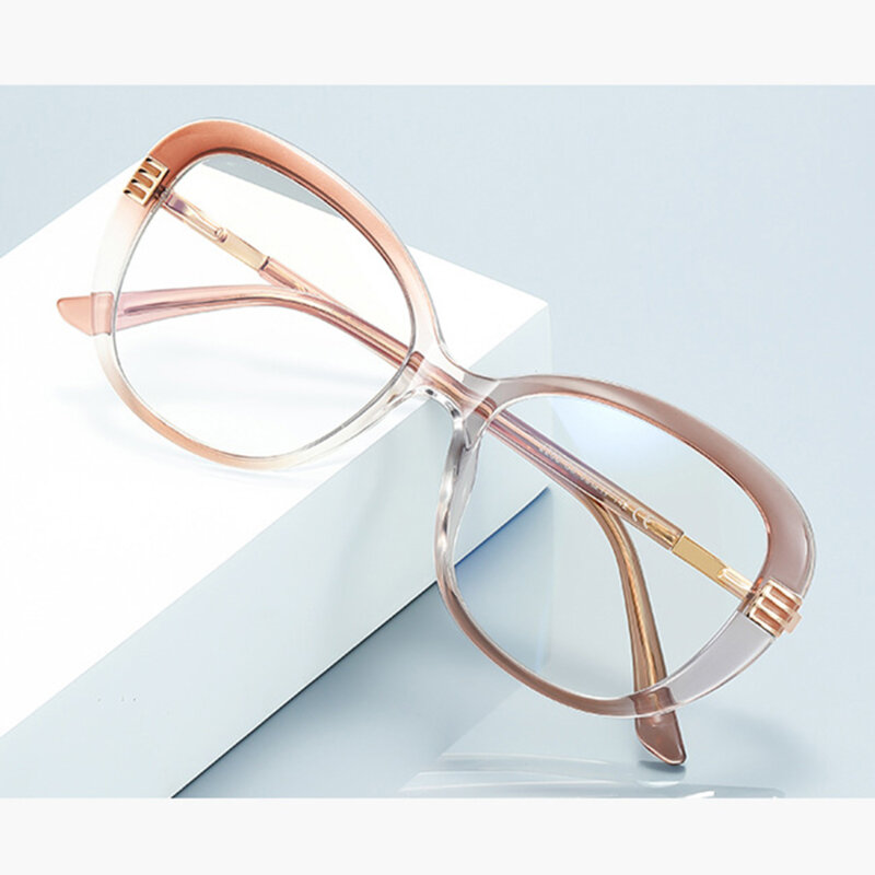 Ochelari antireflex dama pentru calculator Techsuit, maro/transparent, 2265