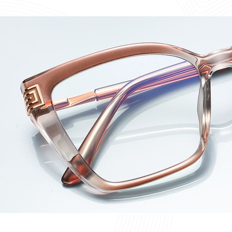 Ochelari antireflex dama pentru calculator Techsuit, negru/auriu, 2260