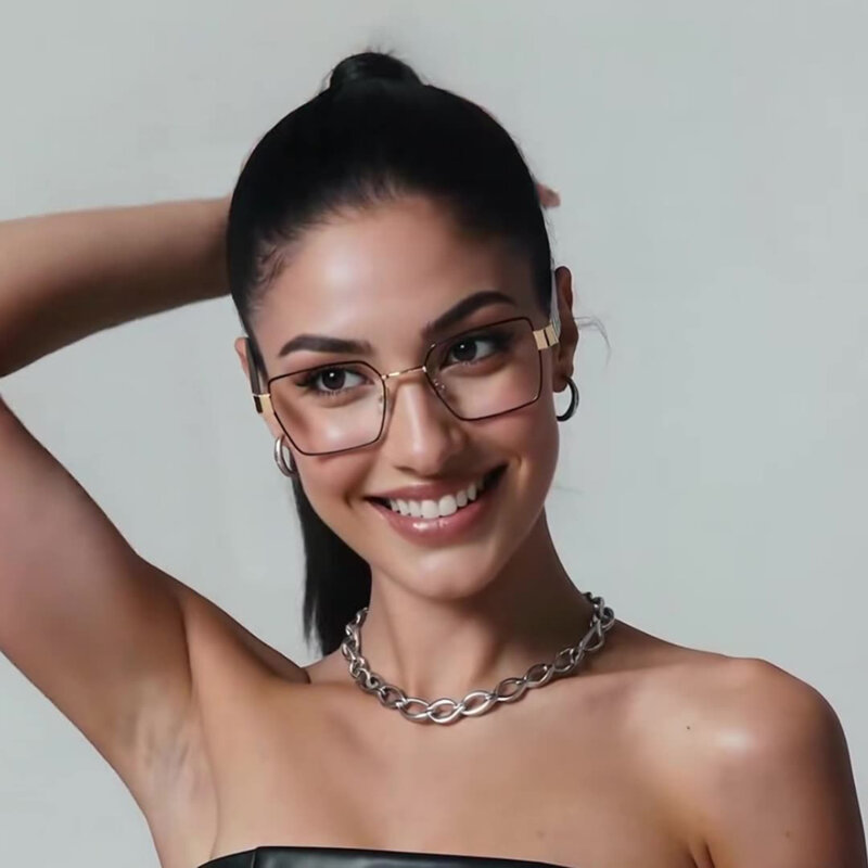 Ochelari antireflex dama pentru calculator Techsuit, maro/leopard, 3169