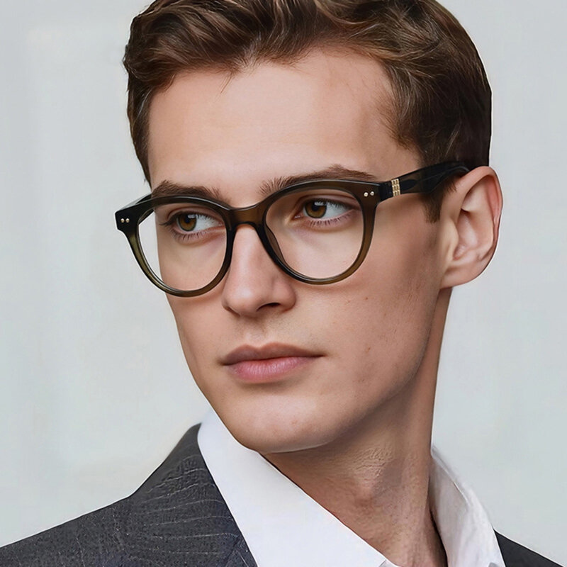 Ochelari de barbati antireflex pentru PC Techsuit, maro, 2231