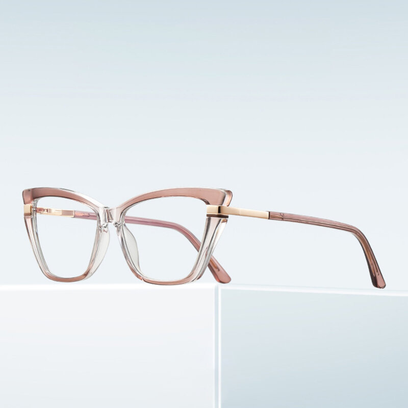 Ochelari antireflex dama pentru calculator Techsuit, maro, 2271