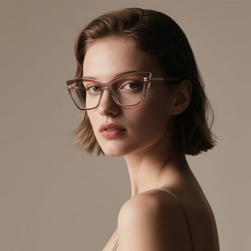 Ochelari antireflex dama pentru calculator Techsuit, maro, 2271