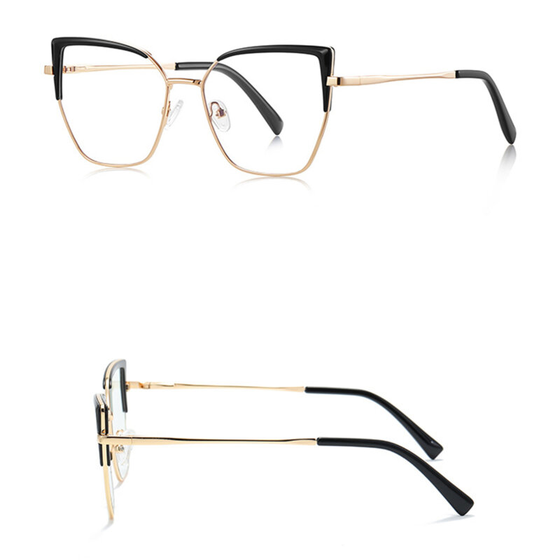 Ochelari antireflex dama pentru calculator Techsuit, auriu/negru, 3156