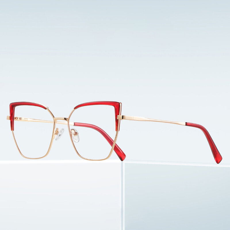 Ochelari antireflex dama pentru calculator Techsuit, auriu/negru, 3156