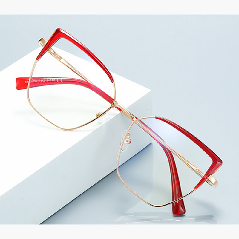 Ochelari antireflex dama pentru calculator Techsuit, auriu/negru, 3156