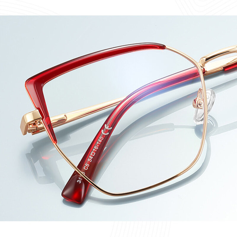 Ochelari antireflex dama pentru calculator Techsuit, auriu/roz, 3156