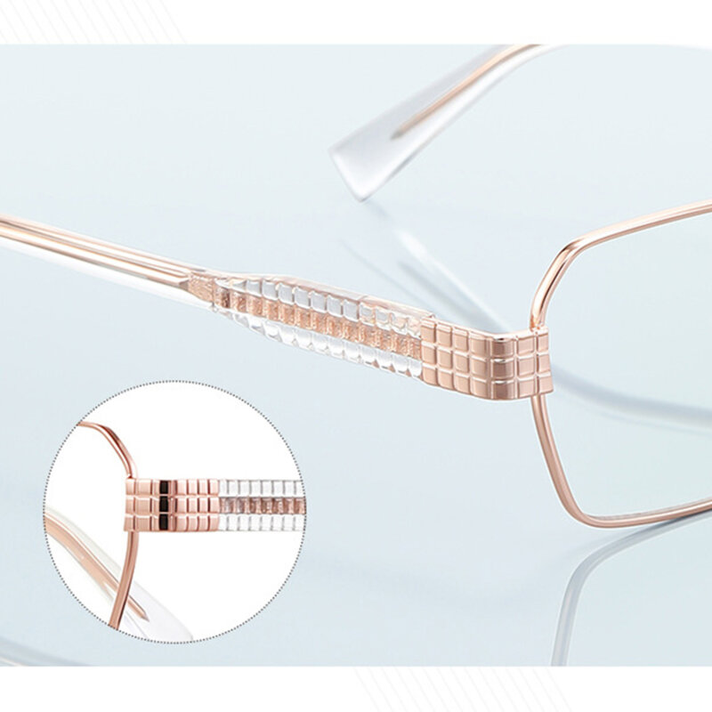 Ochelari antireflex dama pentru calculator Techsuit, auriu/negru, 3161