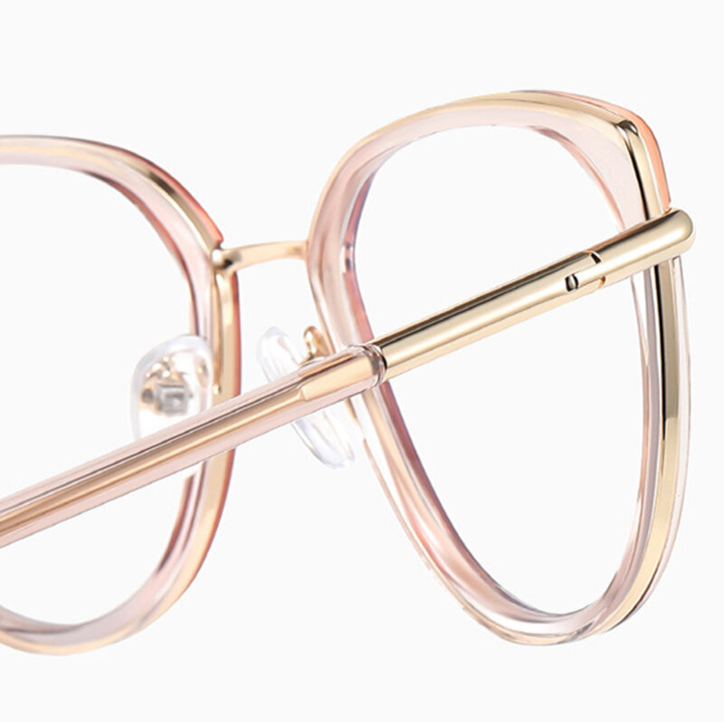 Ochelari antireflex dama pentru calculator Techsuit, auriu/roz, 82290