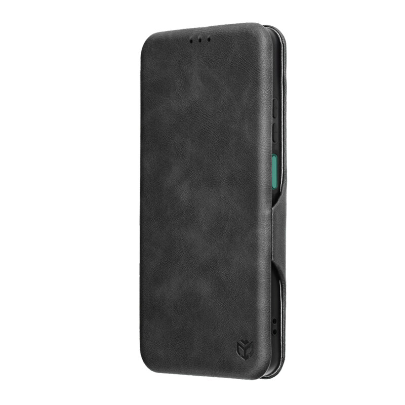 Husa 360° Oppo A5 4G Techsuit Safe Wallet Plus, negru