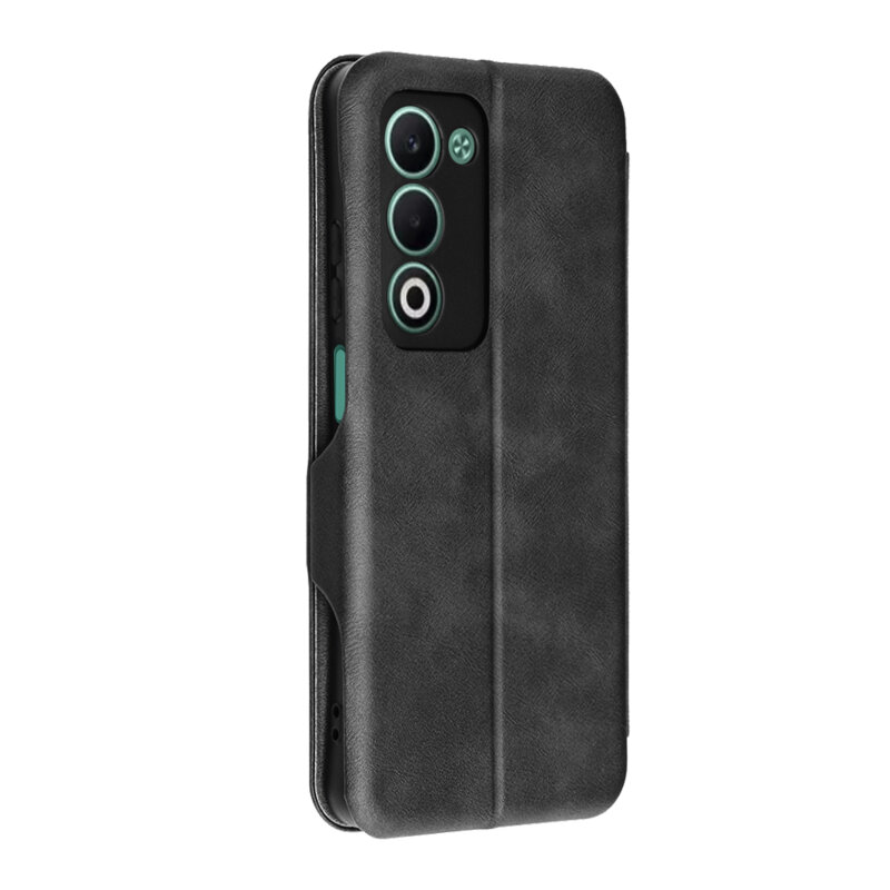 Husa 360° Oppo A5 4G Techsuit Safe Wallet Plus, negru