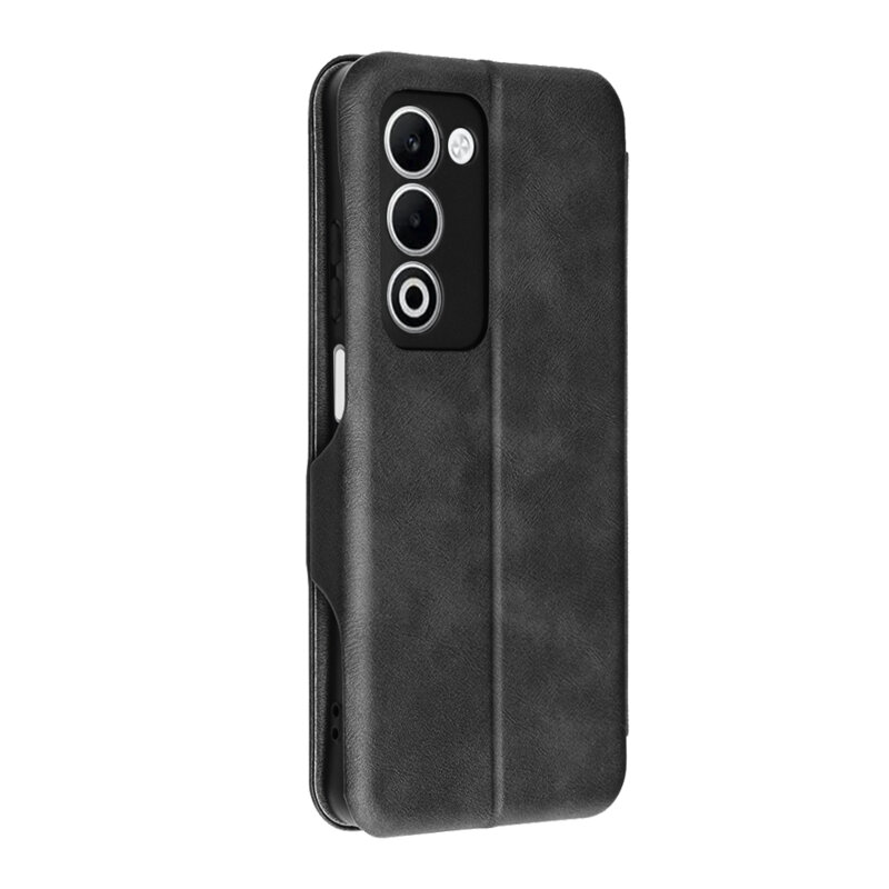 Husa 360° Oppo A5 5G Techsuit Safe Wallet Plus, negru