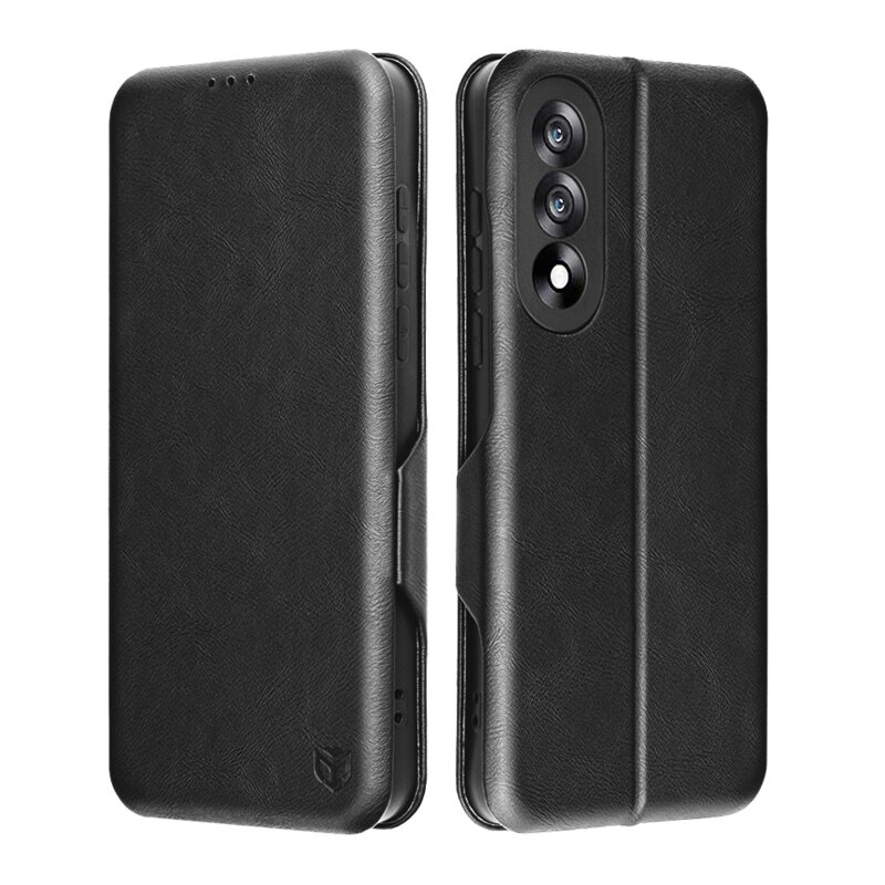 Husa 360° OnePlus Nord 5 Techsuit Safe Wallet Plus, negru