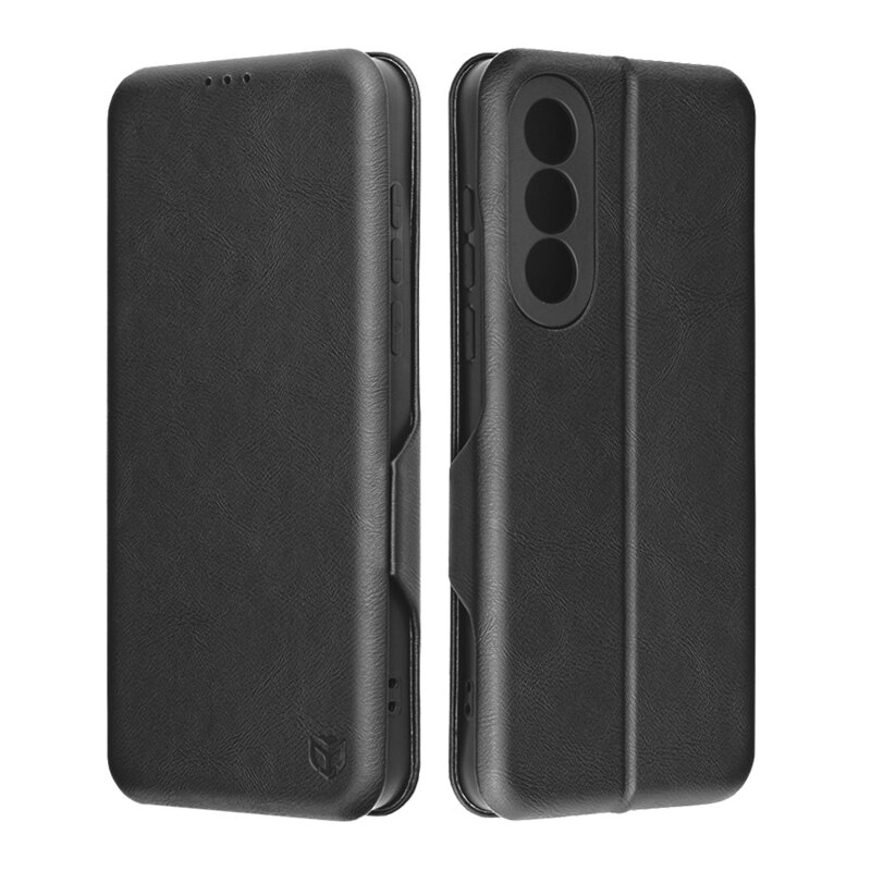 Husa 360° OnePlus Nord 5 Techsuit Safe Wallet Plus, negru