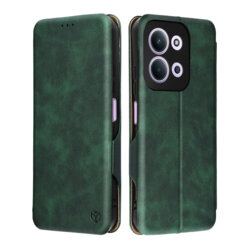 Husa 360° Xiaomi Redmi 15C 5G Techsuit Safe Wallet Plus, verde