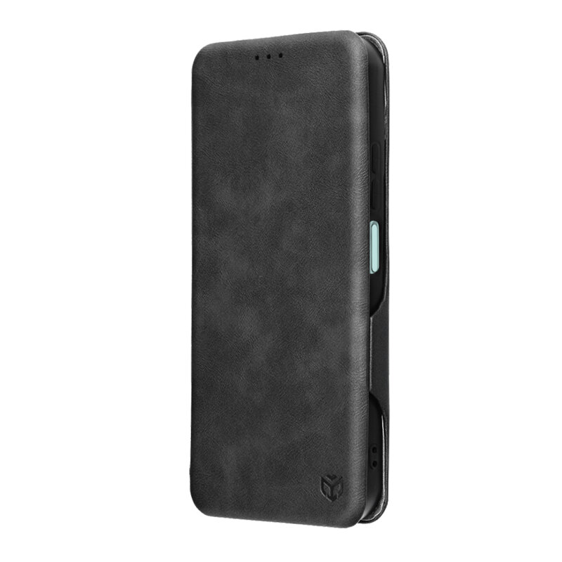 Husa 360° Xiaomi Redmi 15C 4G Techsuit Safe Wallet Plus, negru