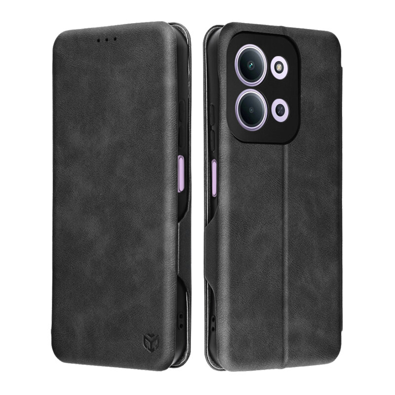 Husa 360° Xiaomi Redmi 15C 5G Techsuit Safe Wallet Plus, negru