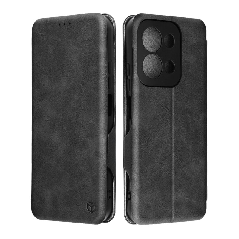 Husa 360° Xiaomi Redmi 15C 5G Techsuit Safe Wallet Plus, negru