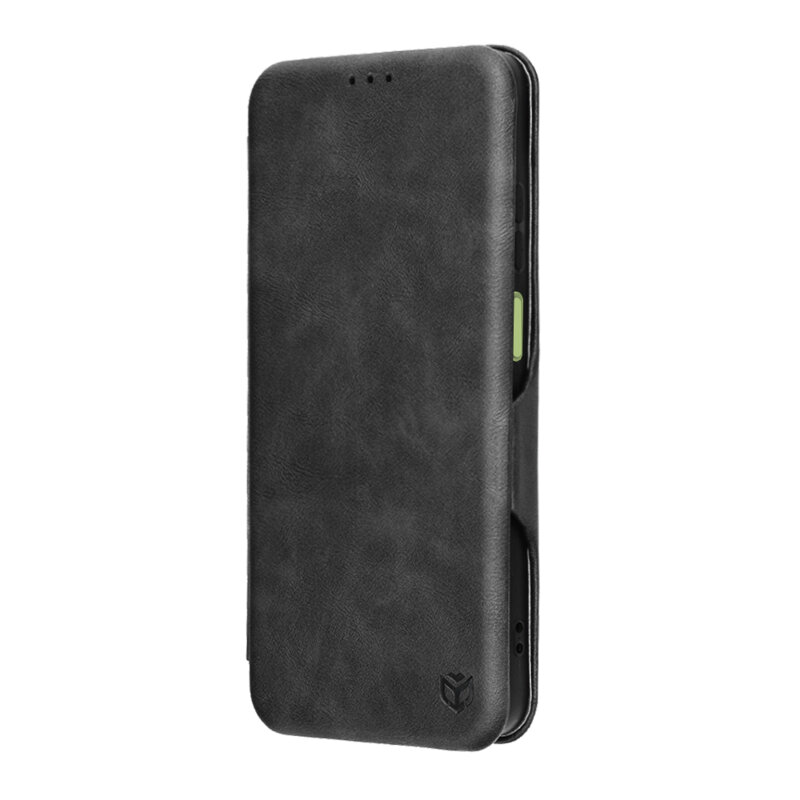 Husa 360° Motorola Moto G15 Power Techsuit Safe Wallet Plus, negru