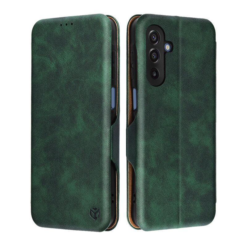 Husa 360° Samsung Galaxy A17 5G Techsuit Safe Wallet Plus, verde