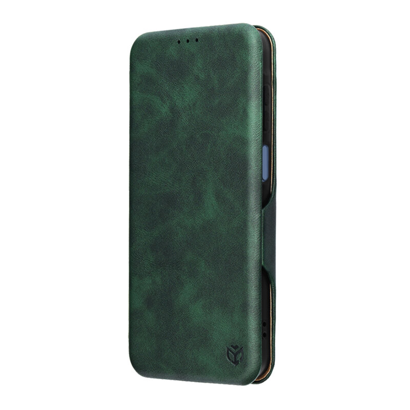 Husa 360° Samsung Galaxy A17 5G Techsuit Safe Wallet Plus, verde